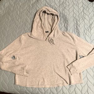 Brandy Melville crop sweatshirt with hoodie